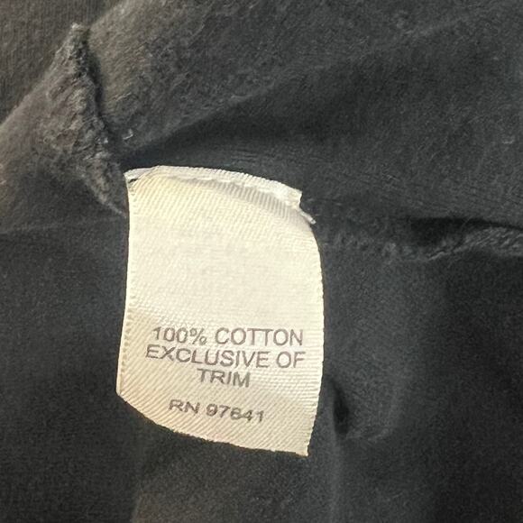 J. Jill Women's Crew Neck Compassion Tee Shirt Long Sleeve Black Size Medium - Picture 4 of 5